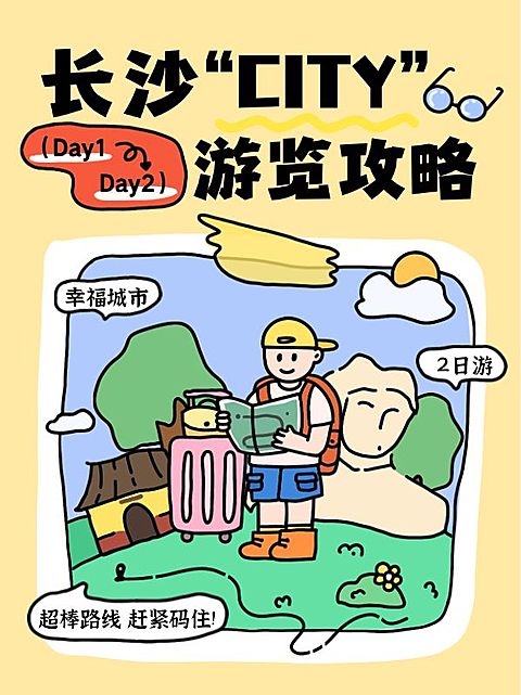 旅游攻略手帐风小红书套装小红书封面