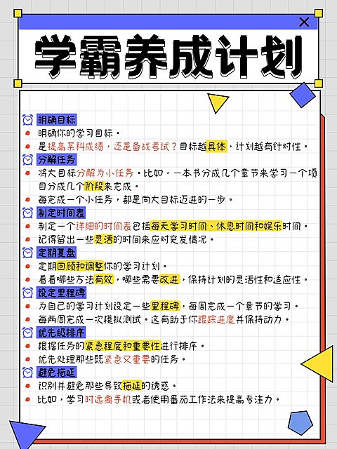 教育攻略指南小红书配图