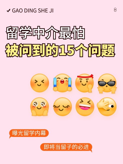爆款吸睛表情包emoji大字划重点小红书封面预览效果