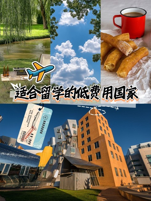 教育留学拼图宫格花字小红书封面aigc预览效果