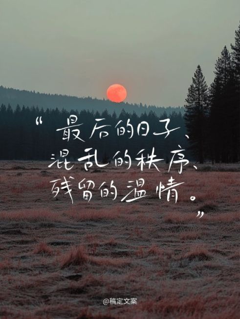 情感文案语录文艺感小红书封面预览效果