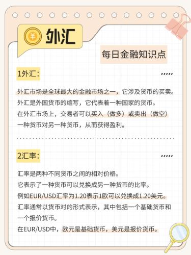 金融知识科普小红书封面