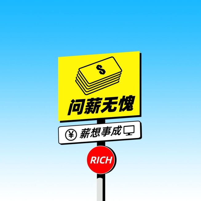 潮流路牌设计问心无愧职场打工人创意朋友圈运营朋友圈封面预览效果