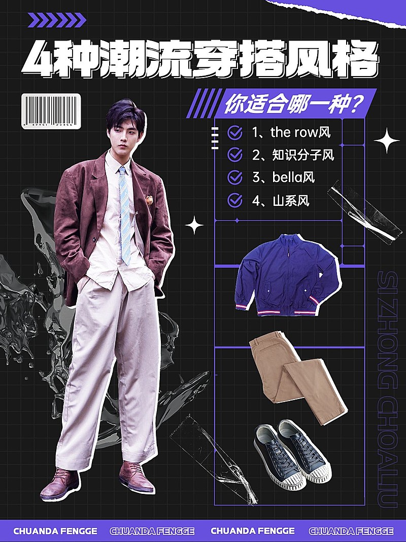 服饰箱包穿搭攻略潮流感小红书配图
