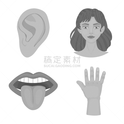 部分,标志,灰色,莫诺湖,嘴唇,耳蜗,女人,收集,设计