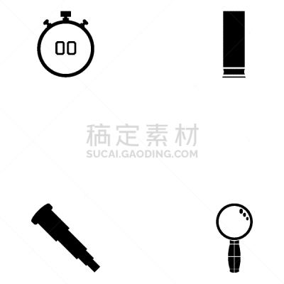 图标集,分离着色,白色,双向飞靶射击,盘子,矢量,射击