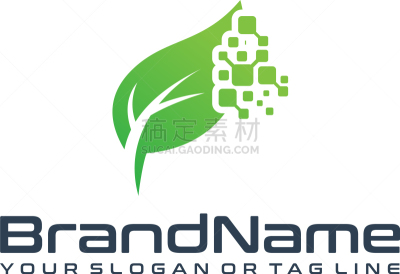leaf technology logo designs