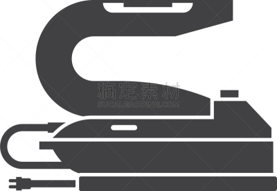 轮廓,计算机图标,熨斗,蜜蜡脱毛,分离着色,衣服,热,平滑的,房屋,铁钻大厦