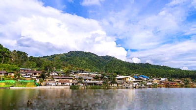 泰国Mae Hong son省Baan Rak泰村 延时视图