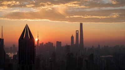 上海天际线鸟瞰