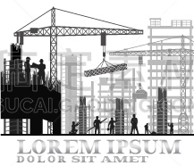 建筑业,建筑工地,在下面,忠告,办公大楼,图像,损坏的,工业,发展,进展