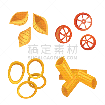 意大利面,分离着色,蝴蝶结通心粉,菜单,螺旋面,食品,意大利馄饨,米粒状面食,收集