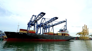 用于运输您的产品的港口集装箱码头