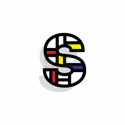 英文字母s,矢量,信函,40-80年代风格复兴,商务,几何形状,字母,模板,现代,品牌名称