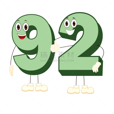 图像,性格,矢量,数字,数字9,数字2,白色背景,数据,数,计算机图标