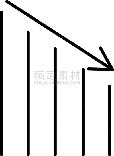 图表,白色,商务,数据,概念,图像,下移,衰退