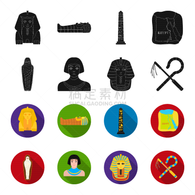 黄金,埃及,平衡折角灯,防护面罩,分离着色,坟墓,木乃伊化的,男人,收集