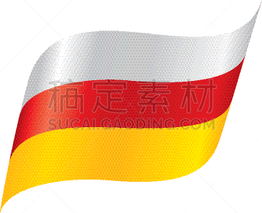 南奥塞梯,非都市风光,黄色,白色,红色,国内著名景点,职权,图像,矢量