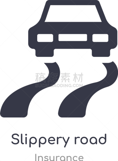 分离着色,潮湿路滑标志,图标,白色,创造力,湿,安全的,汽车,意外事件,设计