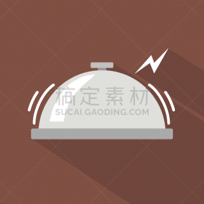 非凡的,服务铃,平坦的,图标集,符号,商务,直的,汽车旅馆,品牌名称,顾客