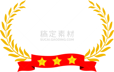 边框,月桂花冠,黄金,缎带,圆形,星形,数字3,宽的,商务,运动