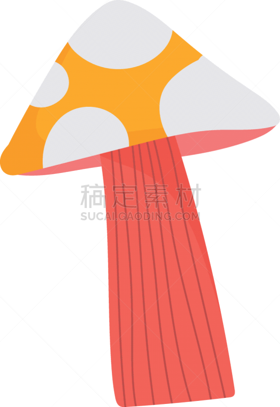 mushroom botanical nature organic icon design