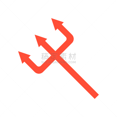 扁平化设计,家庭,恶魔,三叉乾,矢量,十月,怪异,图像