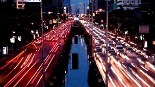 城市交通-延时摄影
