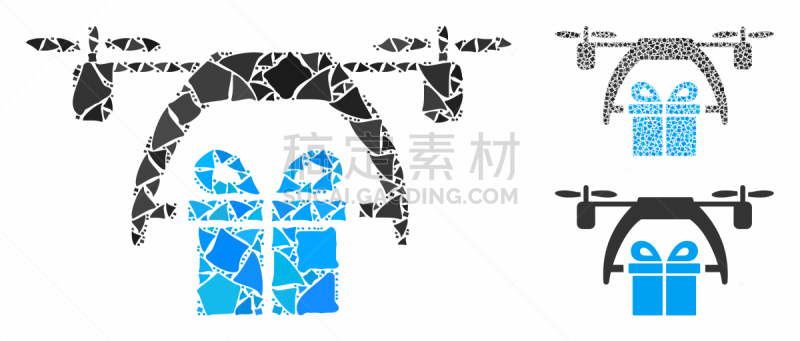 礼物,计算机图标,噪声,一个物体,不规则的,技术,撕破的,构图,递送
