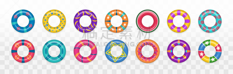 吊环,玩具,救球,圆形,救生员,游乐场,白色,分离着色,安全的,图标集