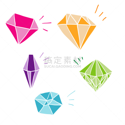 乱画,矢量,手,钻石形,绘画插图,卡通,时尚,华丽的,华贵,现代