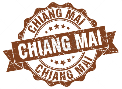 海豹,圆形,清迈省,缎带,分离着色,白色背景,乐队,橡皮章,剥皮器,模板