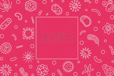 轮廓,细菌,水平画幅,边框,生物学,微生物学,一个物体,直的,技术