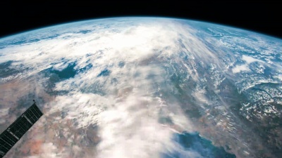 从国际空间站看到的地球。这个视频的元素由NASA提供。