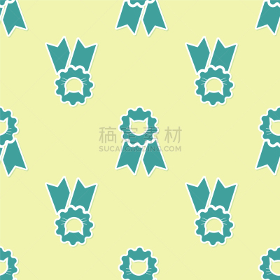 奖,分离着色,猫,图标,绿色,事件