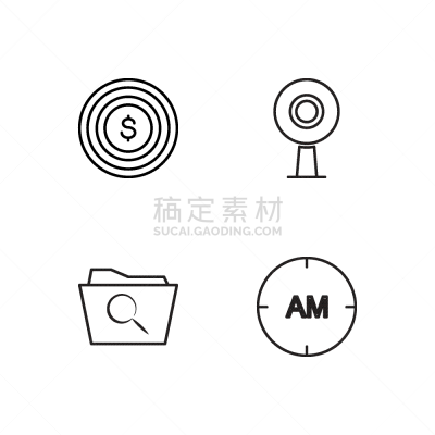 商务,轮廓,计算机图标,极简构图,计算机,倒计时,技术,布置,监视