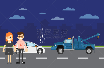 人,汽车,汽车故障,布告,空的,意外事件,全球通讯,修理,靠近,失败