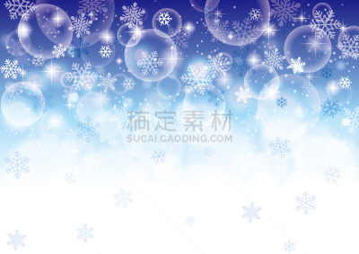 雪花,背景,冬天,雪,色彩鲜艳,绘画插图,日本,色彩渐变,下雪