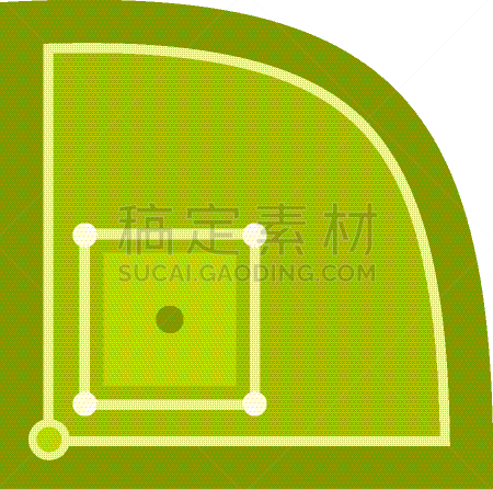 分离着色,绿色,计算机图标,棒球内场,棒球,运动,外场,图像,休闲