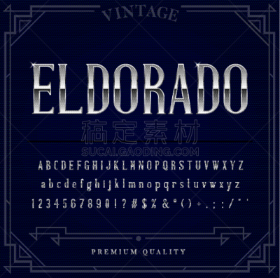 铬合金,铂,金属质感,字体,银,字母,华贵,字母表次序,布置