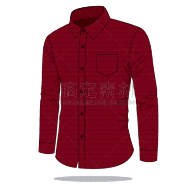 模板,红色,矢量,制服,长发,衬衫,袖子,暗色,纺织品,棉
