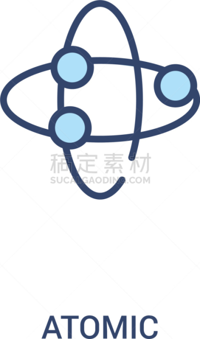 原子,概念,图标,线条,极简构图,两个物体,轮廓,白色,化学制品,直的