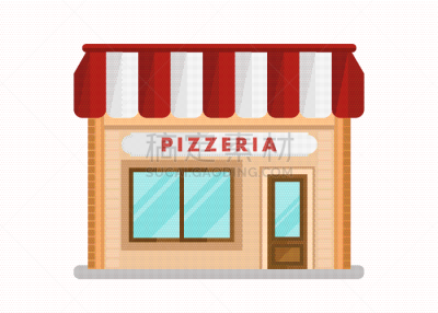 披萨店,现代,公寓,华丽的,传统,家庭,食品,餐馆,窗户,建造