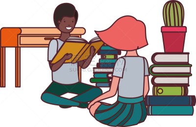 学生,书,伴侣,青少年,儿童,人,男人,男孩,女人,读书