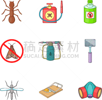昆虫,分离着色,捕鼠器,有毒物质,安全的,图像,蚂蚁,蚊子,瓶子,收集