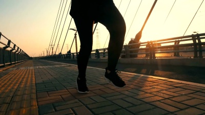 自由慢跑