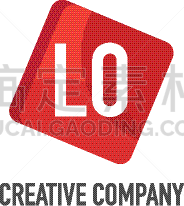 initial letter lo logo template design