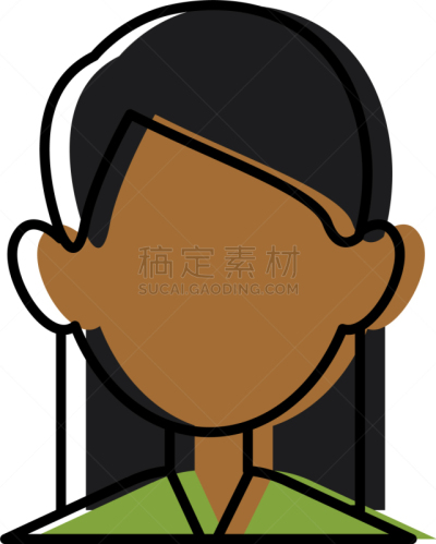 女人,头像,空白的,可爱的,商务,人,概念,肖像,图像,违约