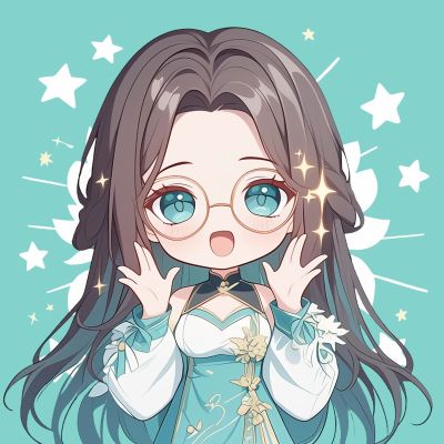 文体娱乐个人生活漫画风个人头像AIGC