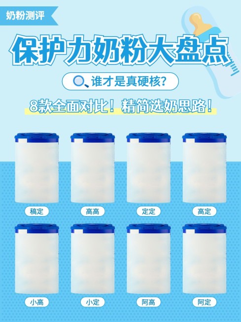 母婴产品测评手帐风小红书配图预览效果